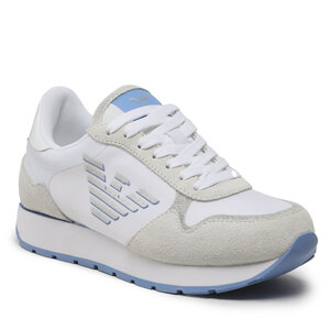 Sneakersy Emporio Armani - X3X179 XN823 S775 White/Sky/Lt/Silver.