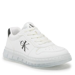 Sneakersy Calvin Klein Jeans - Low Cut Lace Up Sneaker V3X9-80554-1355100- M White 100-.