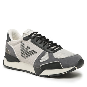 Sneakersy Emporio Armani - X4X289 XM499 S713 D.Gr/Blk/L.Gr/Off Wh.