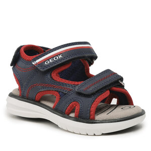 Sandále Geox - J Sandal Maratea Boy J35DRC01454C0735 M Navy/Red.