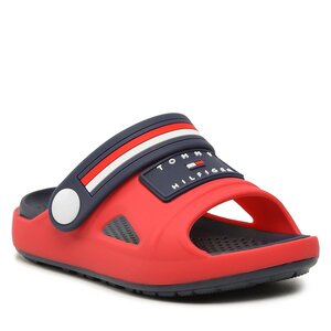 Šľapky Tommy Hilfiger - Stripes Comfy Sandal 3X2-32914-0083 M Red/Blue X049.