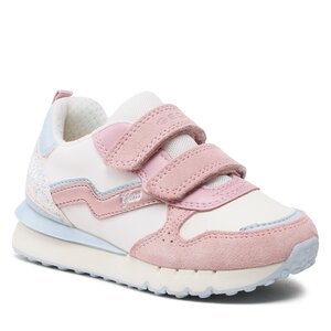 Sneakersy Geox - J Fastics Girl J35GZD022FUC0674 S White/Rose.