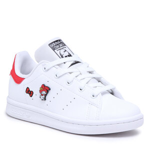 Topánky adidas - Stan Smith C HQ1900 Ftwwht/Cblack/Vivred.