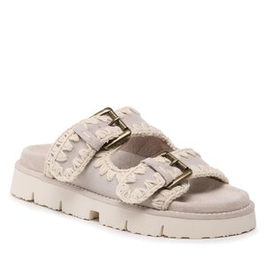 Sandále Mou - New Bio With Buckles SW461005A Chalk.
