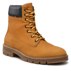 Čižmy Tommy Hilfiger - Padded Nubuck Boot FM0FM04205 Vitage Gold KBH.