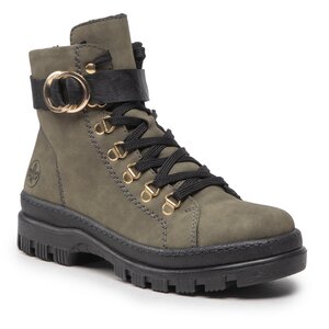 Členková obuv Rieker - X9023-54 Grun.