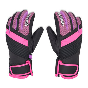 Lyžiarske rukavice Reusch - Duke 6261212 Black/Pink Glo 7720.
