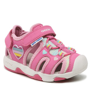 Sandále Geox - B Sandal Multy Girl B150DA05014C8238 S Fuchsia/Multicolor.