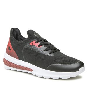Sneakersy Geox - U Spherica Actif U35BAA0006KC0048 Black/Red.