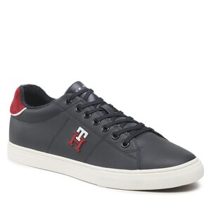 Sneakersy Tommy Hilfiger - Core Vulc Varsity Monogram FM0FM04350 Desert Sky DW5.