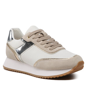 Sneakersy Geox - D Doralea A D35RTA 01422 C0813 White/Lt Beige.