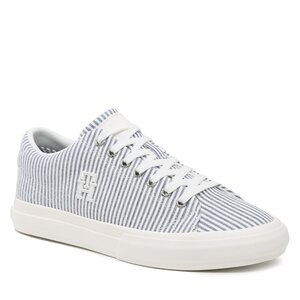 Tenisky Tommy Hilfiger - Th Hi Vulc Street Low Seersucker FM0FM04540 Seersbucker/Bluecoast 0G5.