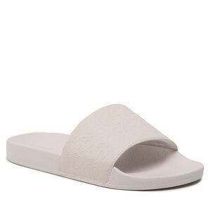 Šľapky Calvin Klein - Pool Slide-Hf Mono HW0HW01507 Crystal Gray Mono.