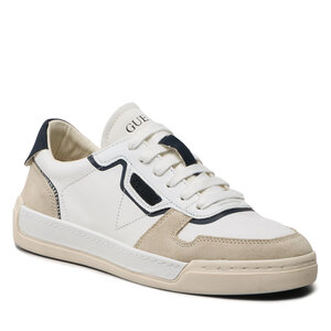 Sneakersy Guess - Strave Vintage FM5STV LEA12 WHBLU.