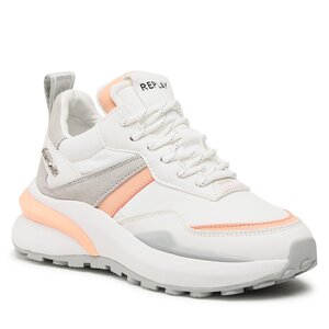 Sneakersy Replay - GWS4V.000.C0008T White Orange 0076.