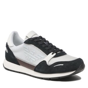 Sneakersy Emporio Armani - X4X537 XM678 S157 D.Gr/Of.Wht/L.Gr/Choc.