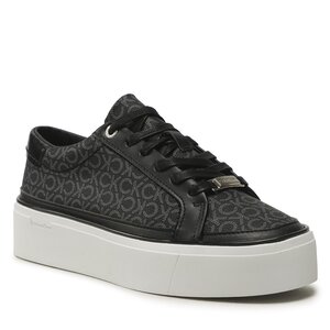Sneakersy Calvin Klein - Flatform Cupsole Lace Up- Mono HW0HW01420 0GN.