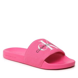 Šľapky Calvin Klein Jeans - Slide Monogram Co YW0YW00103 Raspberry Sorbet 0J0.