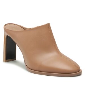 Šľapky Calvin Klein - Curved Stil Mule 80 HW0HW01542 Safari Canvas RBC.