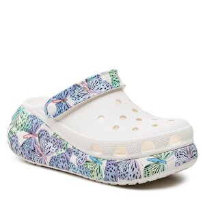 Šľapky Crocs - Classic Crush Butterfly Clog 208258 White/Multi.