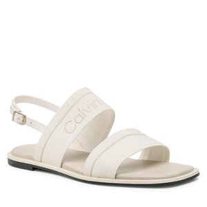 Sandále Calvin Klein - Squared Flat Sandal He HW0HW01496 Marshmallow YBJ.
