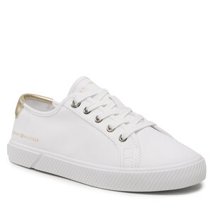 Tenisky Tommy Hilfiger - Lace Up Vulc Sneaker FW0FW06957 White YBS.