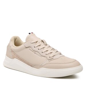 Sneakersy Tommy Hilfiger - Elevated Cupsole Leather FM0FM04490 Classic Beige ACI.