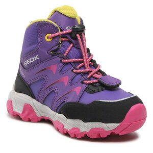 Šnurovacia obuv Geox - J Magnetar G.B Abx B J264LB 054FU C8222 M Purple/Fuchsia.