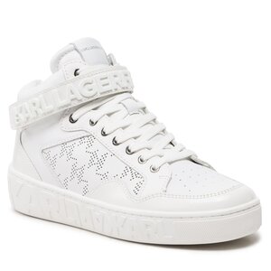 Sneakersy KARL LAGERFELD - KL61056 White Lthr.