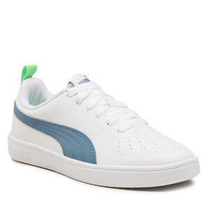 Sneakersy Puma - Rickie Jr 384311 14 White/Deep Dive/Summer Green.