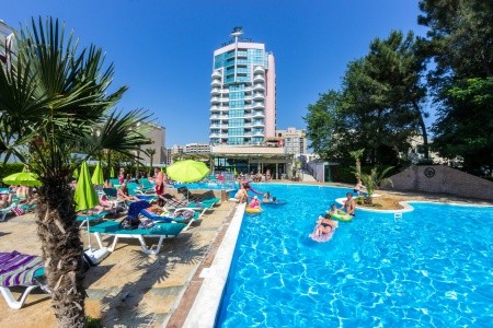 Bulharsko Slnečné Pobrežie Grand Hotel Sunny Beach 11 dňový pobyt All Inclusive Letecky Letisko: Bratislava August 2026 (25/08/26- 4/09/26)