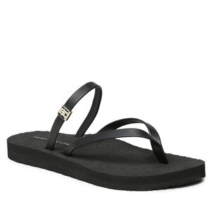 Žabky Tommy Hilfiger - Th Monogram Strap Sandal FW0FW07146 Black BDS.
