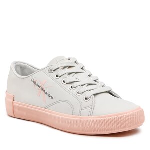 Tenisky Calvin Klein Jeans - Ess Vulcanized Laceup Low Ny YW0YW00756 Cirrus Grey/Pink Blush 0IN.