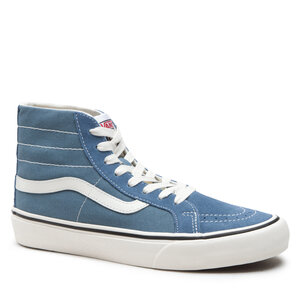 Sneakersy Vans - Sk8-Hi 38 Deco VN0A4BX6ZR81 Salt Wash Captains Blue.