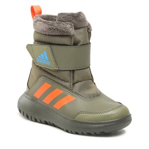 Topánky adidas - Winterplay C GZ6797 Focus Olive/Impact Orange/Shadow Olive.