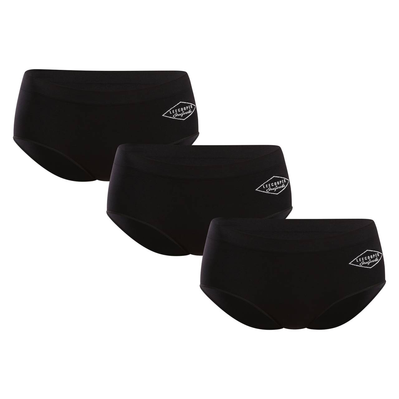 3PACK dámske nohavičky Lee Cooper čierné (PO41174) XL.
Hľadáte štýlové, pohodlné a funkčné nohavičky na každý deň?
Ľahký a pružný materiál pre maximálne pohodlie
Tieto nohavičky sú vyrobené zo zmesi polyamidu a elastanu, vďaka čomu sú dokonale mäkké na dotyk a príjemné na pokožku aj pri celodennom nosení.
Minimalistický dizajn, dokonalá elegancia
Ženy, ktoré vo svojom šatníku uprednostňujú jednoduchosť, si zamilujú najmä nohavičky Lee Cooper.
Prečo si nohavičky Lee Cooper zamilujete?

Všestranné použitie: Ideálne na každodenné nosenie, šport aj voľný čas.
Rýchloschnúci materiál: Skvelé na aktívny životný štýl.
Pohodlný strih: Prispôsobí sa vašej postave bez nepríjemného rozopínania.

Lee Cooper vyrába kvalitnú spodnú bielizeň už viac ako 100 rokov.
Dámske nohavičky a inú spodnú bielizeň najvyššej kvality nájdete u značky Lee Cooper, ktorá je obľúbená u zákazníkov na celom svete.
Ako sa mám starať o svoje nohavičky?
Aby si nohavičky Lee Cooper čo najdlhšie zachovali svoju mäkkosť a pružnosť, dodržiavajte tieto pokyny:

Pranie: Odporúčame prať na 30 ° C pre zachovanie elasticity a farebnosti.
Sušička: Môžeš použiť aj sušičku, ale iba na nízku teplotu.
Žehlenie: Nežehlite, materiál je prirodzene odolný voči pokrčeniu.

Tip: Vaša obľúbená spodná bielizeň si zaslúži šetrné zaobchádzanie.