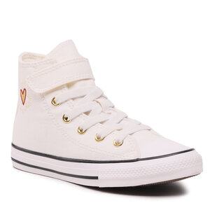 Plátenky Converse - Ctas 1V Hi A04951C Vintage White/Back Alley Brick.