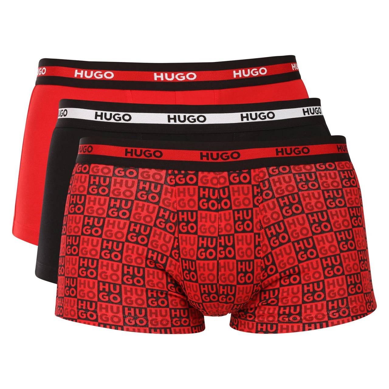 3PACK pánske boxerky HUGO viacfarebné (50545668 961) XL, trenky.
Stavte na nadčasovú eleganciu a špičkový komfort s pánskymi boxerkami HUGO.
Materiál, ktorý vám dokonale padne
Kombinácia vysokokvalitnej bavlny s prímesou elastanu zaručuje optimálnu kombináciu pohodlia a pružnosti.
Štýl, ktorý hovorí sám za seba
Striedma farebnosť je vhodná pre všetkých mužov, ktorí nemajú radi módne výstrelky.
Prečo si zamilujete boxerky HUGO

Prvotriedny materiál v kombinácii bavlny a elastanu.
Elegantný dizajn v klasických farbách.
Kratšie nohavičky pre väčšie pohodlie.

Spodná bielizeň Hugo pre milovníkov pohodlia a luxusu
Značka spodnej bielizne Hugo patrí do rodiny odevov Hugo Boss a vyniká kvalitnými materiálmi a precíznym spracovaním.
Ako sa starať o boxerky HUGO
Aby vaše obľúbené boxerky dlho vydržali, odporúčame dodržiavať tieto tipy.

Pranie: Per je pri teplote 40 °C.
Sušenie: Boxerky môžeš sušiť v sušičke na šetrný program.
Žehlenie: Pokiaľ je potrebné, žehli ich naruby pri nižšej teplote.

Tip: Staňte sa expertom na údržbu spodnej bielizne vďaka radám v našom článku a doprajte svojim obľúbeným kúskom starostlivosť, ktorú si zaslúžia.
