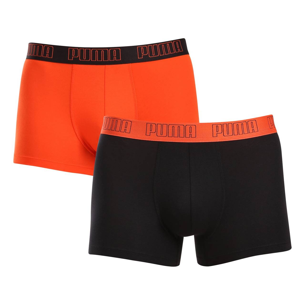 2PACK pánske boxerky Puma viacfarebné (701226388 018) XL, trenky.
Užite si dokonalú kombináciu pohodlia a moderného štýlu s pánskymi boxerkami Puma.
Kvalitný materiál, ktorý vás nesklame
Boxerky sú vyrobené z prvotriednej bavlnenej zmesi s prímesou elastanu, ktorá zaručuje ich mäkkosť, priedušnosť a pružnosť.
Moderný dizajn a presný strih na každodenné nosenie
Nadčasové farebné prevedenie si nájde miesto v šatníku každého štýlového muža.
Prečo si kúpiť boxerky Puma

Štýlový a moderný dizajn: Minimalistický vzhľad s pohodlným elastickým pásom dodáva boxerkám elegantný štýl vhodný pre každého muža.
Kvalitný materiál: Zmes bavlny a elastanu poskytuje mäkkosť, priedušnosť a odolnosť, takže boxerky sa dokonale prispôsobia vášmu telu a dlho vydržia.
Presný strih a dokonalá podpora: Dlhšie nohavice poskytujú dostatočné krytie a zabraňujú odieraniu stehien.

Spodná bielizeň Puma sa hodí nielen športovcom
Značka Puma je známa po celom svete vďaka svojmu oblečeniu a spodnej bielizni, ktorú nosia slávni športovci.
Ako sa starať o boxerky Puma
Aby vám nové boxerky dlho vydržali, odporúčame dodržiavať tieto pokyny.

Pranie: Odporúčame prať pri maximálnej teplote 40 °C, aby sa zachovala kvalita materiálu.
Žehlenie: Nežehlite, aby ste nepoškodili elastické vlákna.
Sušenie: Neodporúča sa používať sušičku, aby boxerky nestratili svoju pružnosť a tvar.

Tip: Hľadanie obľúbenej spodnej bielizne môže byť beh na dlhé trate, preto chceme, aby vám obľúbené kúsky dlho vydržali.