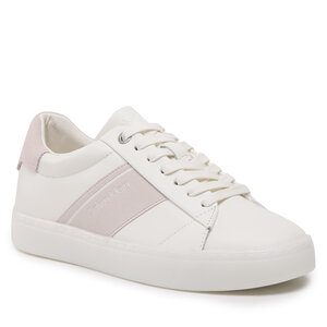 Sneakersy Calvin Klein - Clean Cupsole Lace Up HW0HW01415 Marshmallow/Crystal Gray.