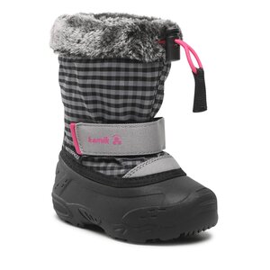 Snehule Kamik - Mini 2 T NF9389 Grey/Pink.