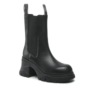 Členková obuv KARL LAGERFELD - KL42260 Black Lthr.
