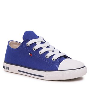 Plátenky Tommy Hilfiger - Low Cut Lace-Up Sneaker T3X4-32207-0890 M Royal 801.