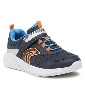 Sneakersy Geox - J Sprintye Boy J25GBB014CEC0673 D Navy/Silver.