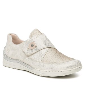 Sneakersy Rieker - 48951-90 Beige Kombi.