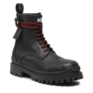 Outdoorová obuv KARL LAGERFELD - KL91660 Eco Lthr Black.