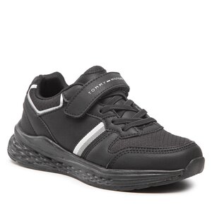 Sneakersy Tommy Hilfiger - Low Cut Lace-Up/Velcro Sneaker T3B9-32499-1443 M Black 999.