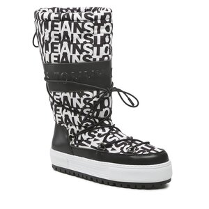 Snehule Tommy Jeans - Snowboot High Logo EN0EN02163 Black/Blue Triumph Print 0GJ.