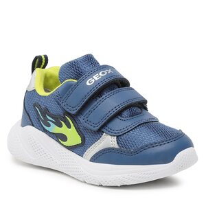 Sneakersy Geox - B Sprintye Boy B354UC01454C4W2K S Jeans/Lime.