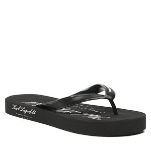 Žabky KARL LAGERFELD - KL71007 Black Rubber.